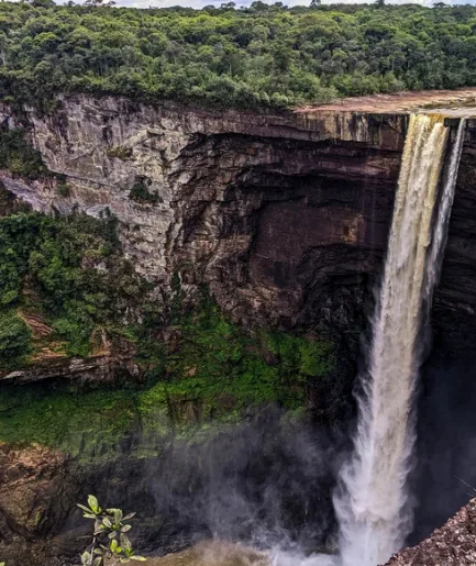 The plunge over the edge